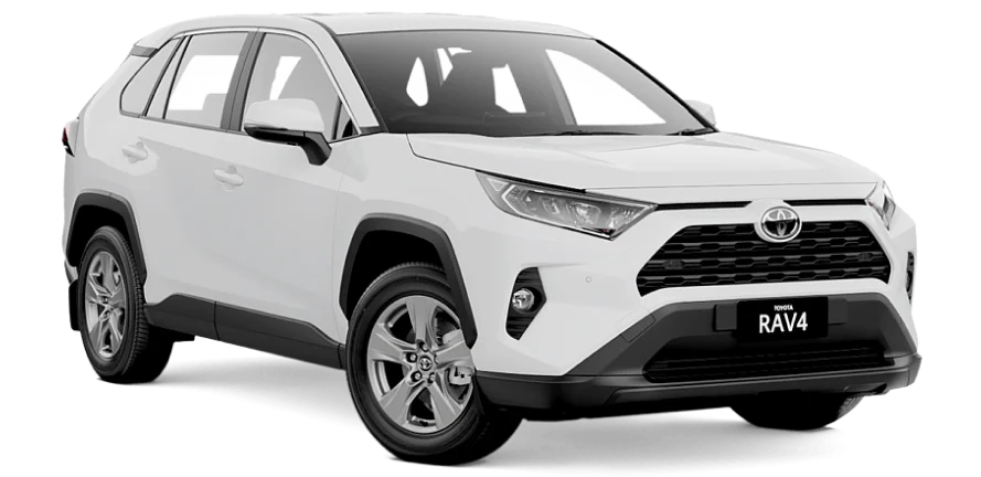 White Toyota Rav4