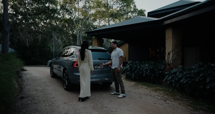 2026 Volvo XC90 and XC60 SUVs parked at a scenic weekend getaway destination in Australia