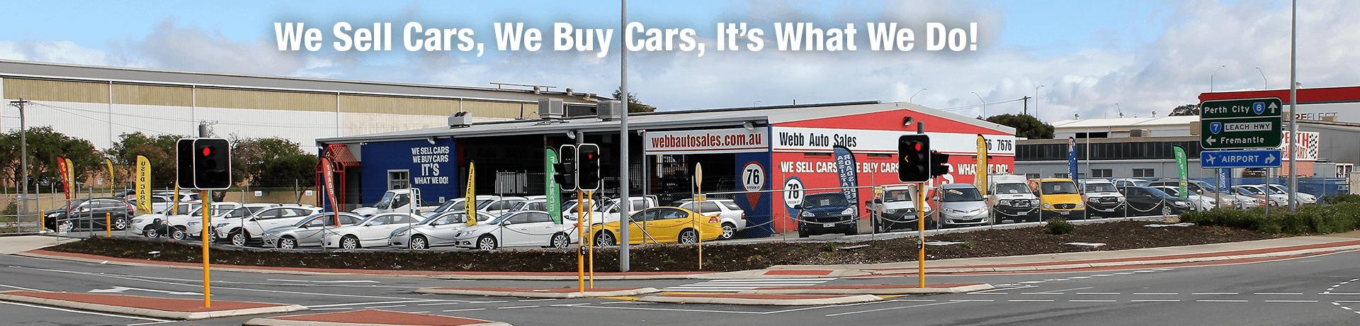 Webb Auto Sales hero image