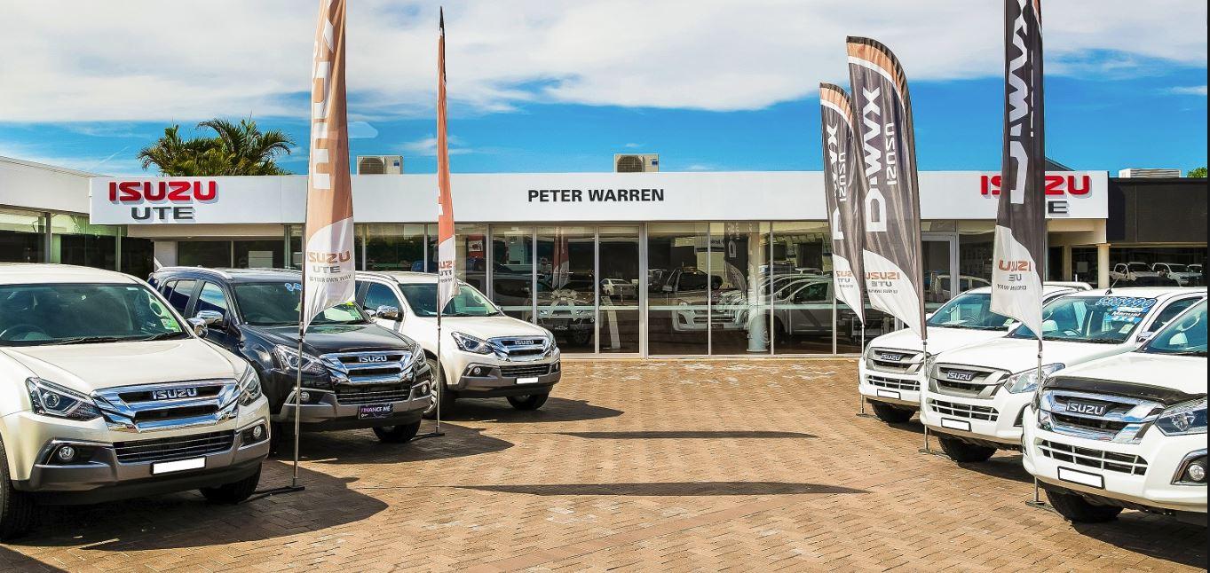 Peter Warren Isuzu UTE hero image