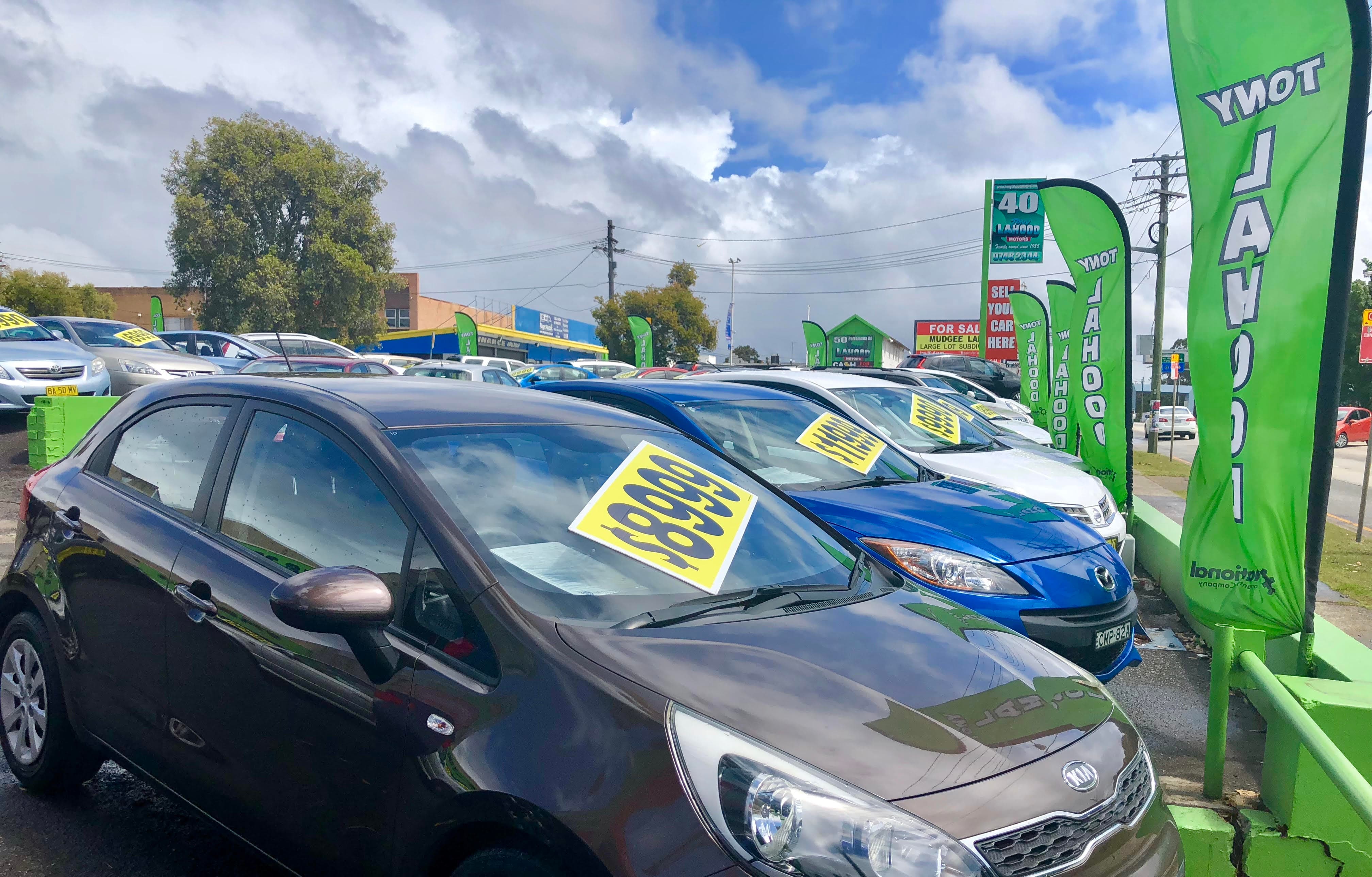 Tony Lahood Motors Lidcombe hero image