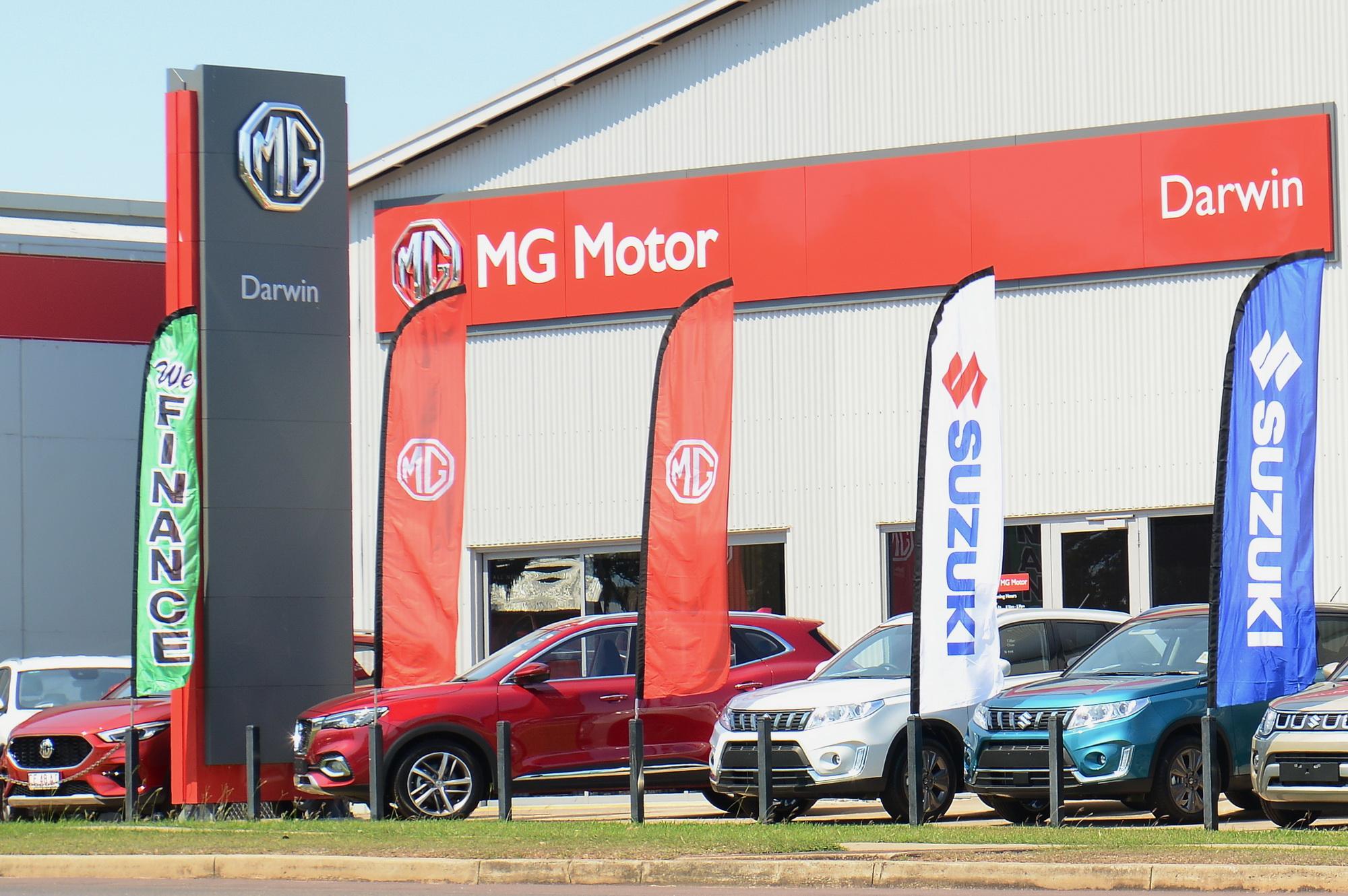 Darwin Motor Group MG hero image