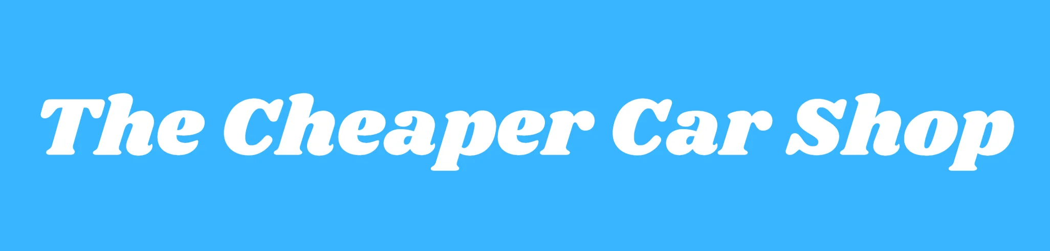 The Cheaper Car Shop hero image