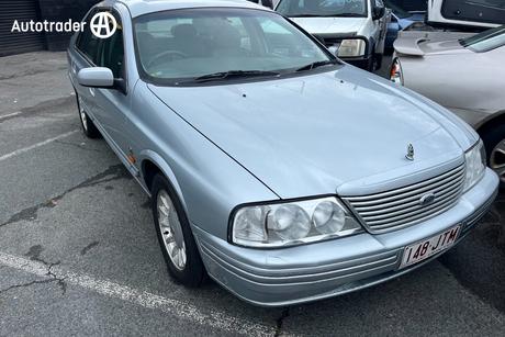 Silver 1999 Ford Fairlane Sedan Ghia