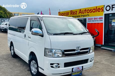 White 2008 Toyota Hiace Regius Wagon