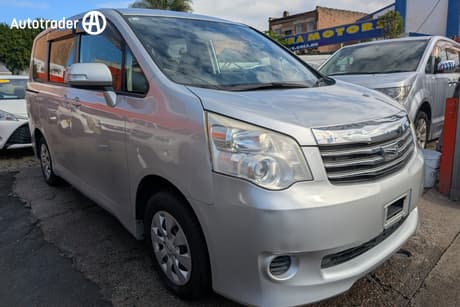 Silver 2012 Toyota Noah Wagon