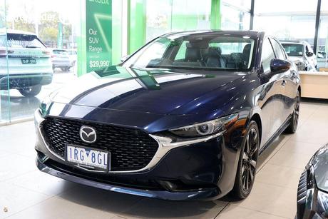 Blue 2019 Mazda Mazda3 Sedan G25 ASTINA F