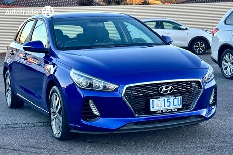 Blue 2019 Hyundai I30 Hatchback Active