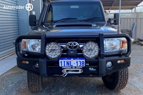 Grey 2013 Toyota Landcruiser Double Cab Chassis Gxl (4X4)