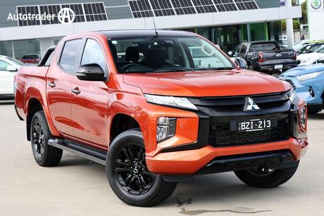Orange 2022 Mitsubishi Triton Ute Tray GSR 4X4