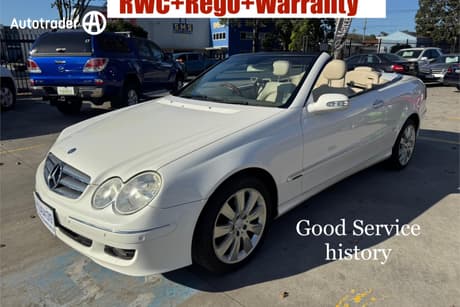 White 2006 Mercedes-Benz CLK350 Cabriolet Avantgarde