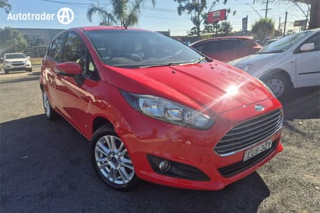 Red 2013 Ford Fiesta Hatchback Trend