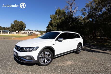 White 2022 Volkswagen Passat Wagon Alltrack 162Tsi