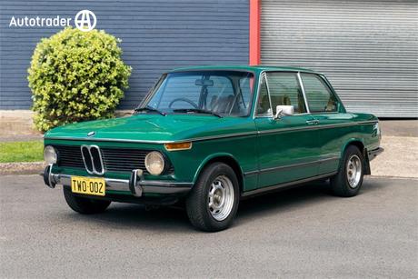 Green 1975 BMW 2002 Sedan