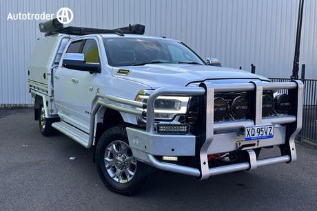 White 2021 RAM 3500 Crew Cab Utility Laramie (4X4)