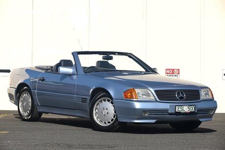 White 1991 Mercedes-Benz 500SL Convertible R129 R