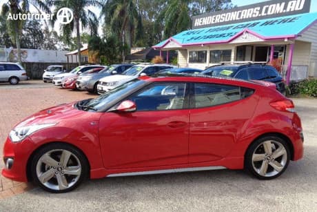 Red 2012 Hyundai Veloster Coupe Sr Turbo
