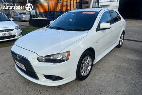 White 2014 Mitsubishi Lancer Hatchback Gsr Sportback
