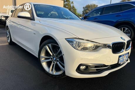 White 2018 BMW 320I Sedan Sport Line
