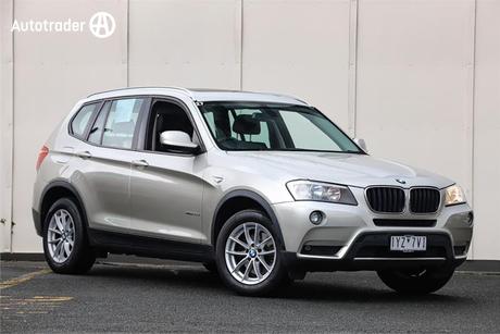 Silver 2012 BMW X3 Wagon Xdrive 20D