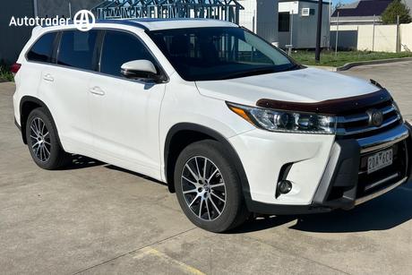 White 2018 Toyota Kluger Wagon Grande (4X4)