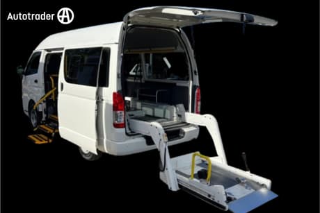 White 2015 Toyota HiAce Van Dx