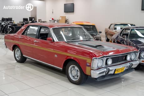 Red 1970 Ford Falcon Sedan Gt