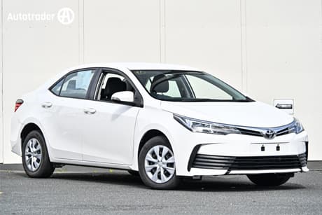 White 2019 Toyota Corolla Sedan Ascent
