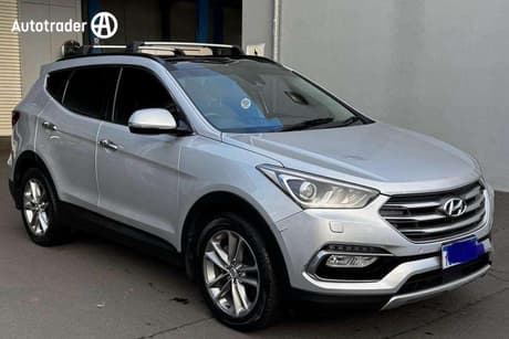 Silver 2016 Hyundai Santa FE Wagon Highlander Crdi (4X4)