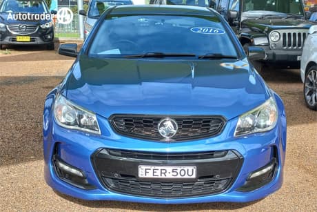 Blue 2016 Holden Commodore Sedan Sv6 Black Pack