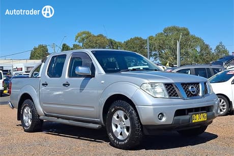 Silver 2007 Nissan Navara Dual Cab Pick-up St-X