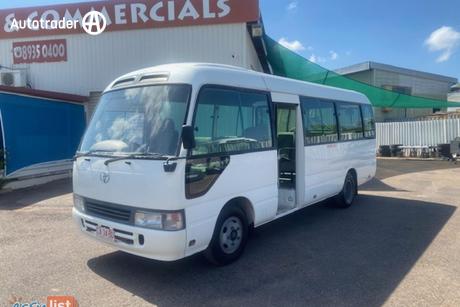 White 2007 Toyota Coaster OtherCar 20 PLUS DRIVER BUS