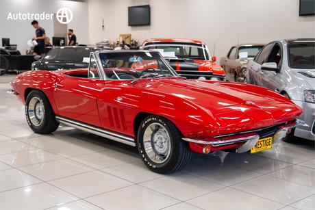 Red 1966 Chevrolet Corvette Roadster Stingray