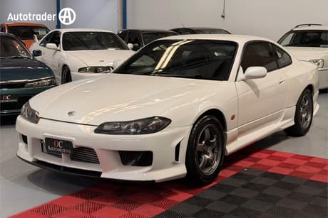 White 2000 Nissan Silvia Coupe Spec R