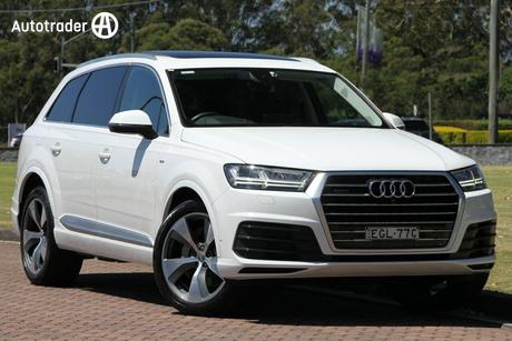 White 2018 Audi Q7 Wagon 50 Tdi Quattro