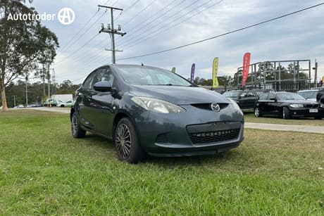 Grey 2009 Mazda 2 Hatchback Neo