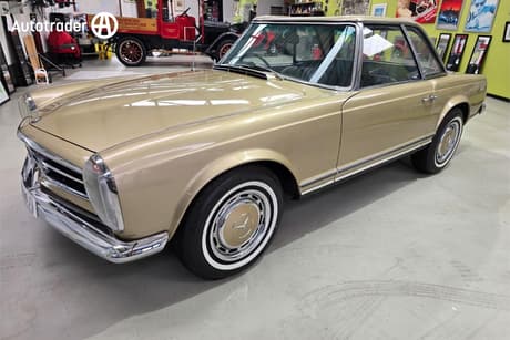 Beige 1970 Mercedes-Benz 280SL Convertible SPORTS R
