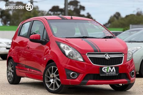 Red 2012 Holden Barina Spark Hatchback Cd