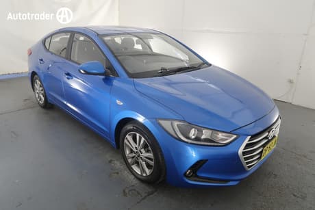 Blue 2018 Hyundai Elantra Sedan Active 2.0 Mpi