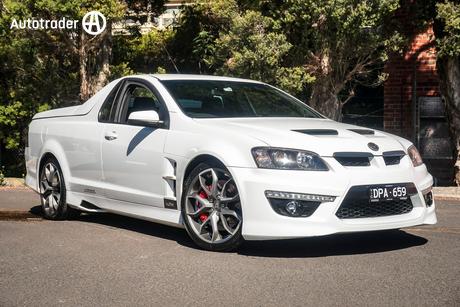 White 2010 HSV Maloo Ute Tray R8 R