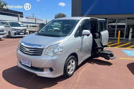 Silver 2010 Toyota Noah SUV WELCAB - SIDE LIFT CHAIR, 7 SEATER, AUTOMATIC