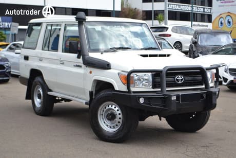 White 2019 Toyota Landcruiser Wagon Workmate (4X4)