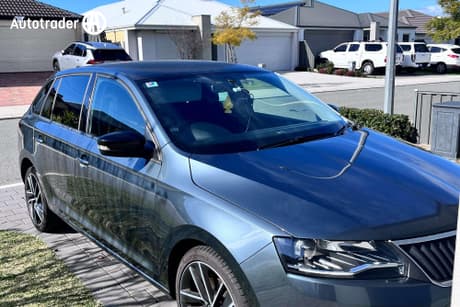 Grey 2019 Skoda Rapid Spaceback Wagon 92 Tsi