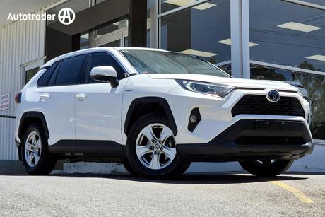 White 2021 Toyota RAV4 Wagon Gx (Awd) Hybrid