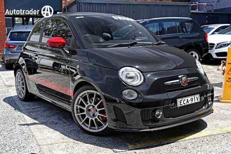 Black 2013 Abarth 500 Hatchback Esseesse