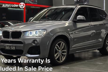 Grey 2016 BMW X3 Wagon Xdrive 20D