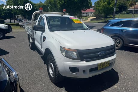 White 2014 Ford Ranger Cab Chassis 3.2 Xl Plus (4X4)