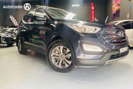 Blue 2012 Hyundai Santa FE Wagon Active Crdi (4X4)