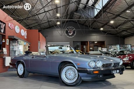 Blue 1989 Jaguar XJS Convertible V12