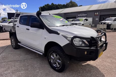 White 2017 Mazda BT-50 Dual Cab Utility Xt (4X4)
